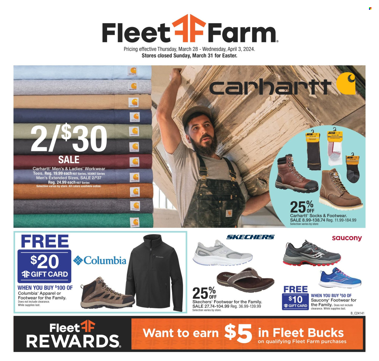 Fleet Farm ad  - 03.28.2024 - 04.03.2024.