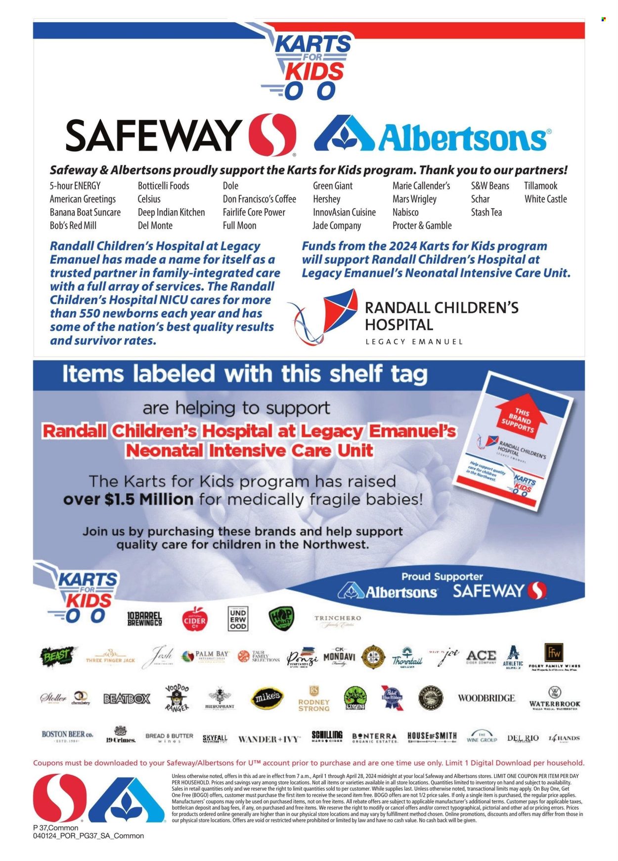 Safeway ad  - 04.01.2024 - 04.28.2024.