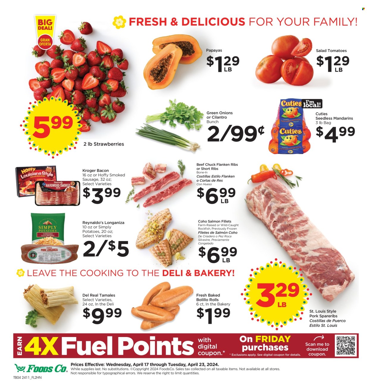 Foods Co ad  - 04.17.2024 - 04.23.2024.