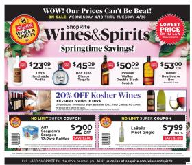 ShopRite - Wine & Spirits