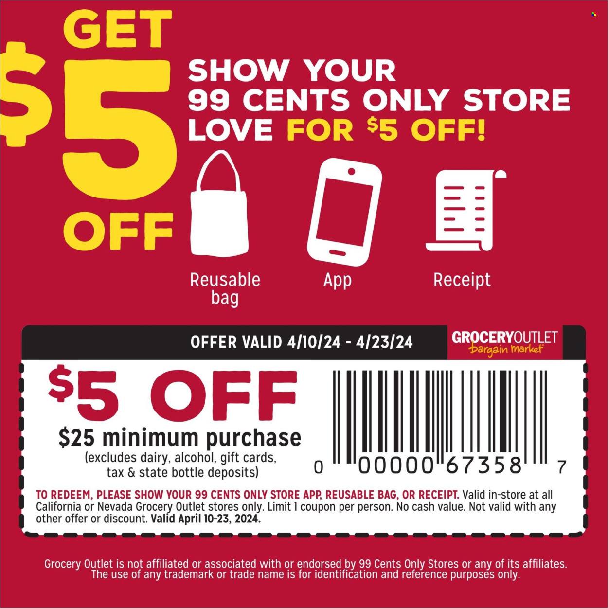 Grocery Outlet ad  - 04.17.2024 - 04.23.2024.
