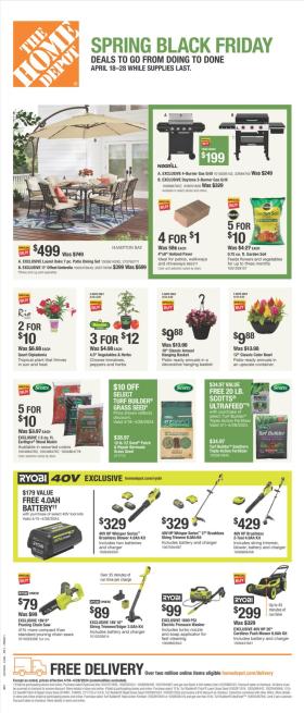 The Home Depot - Spring Black Friday