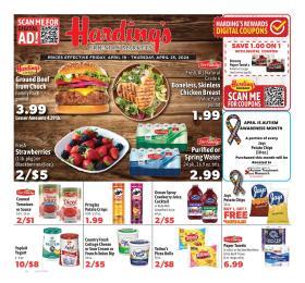 Harding's Markets - Weekly Sales