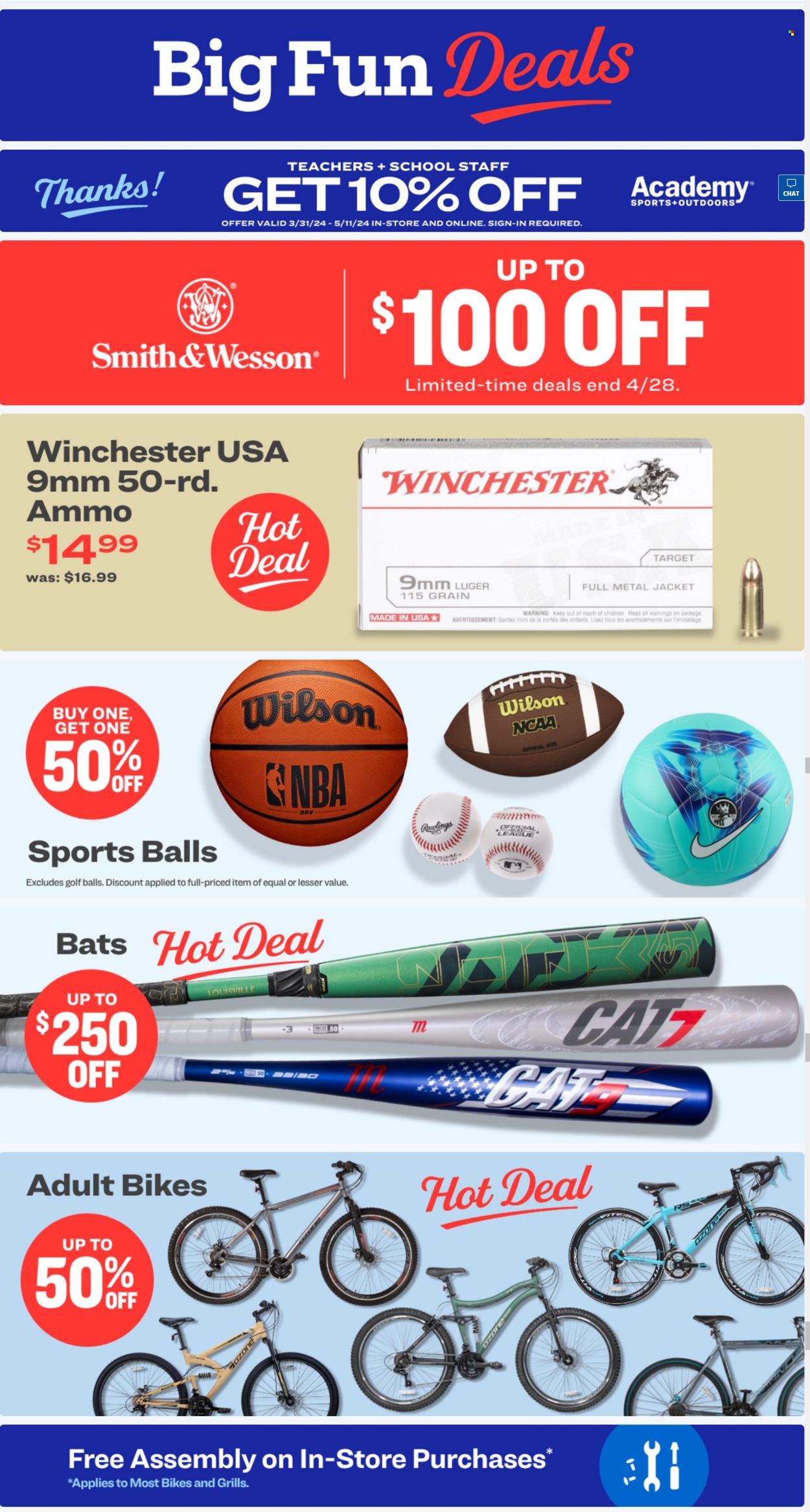 Academy Sports + Outdoors ad  - 03.31.2024 - 05.11.2024.
