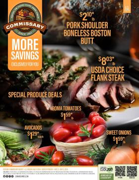 Commissary - Current Ad