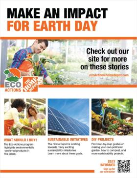 The Home Depot - ECO Action Earth Day Flyer