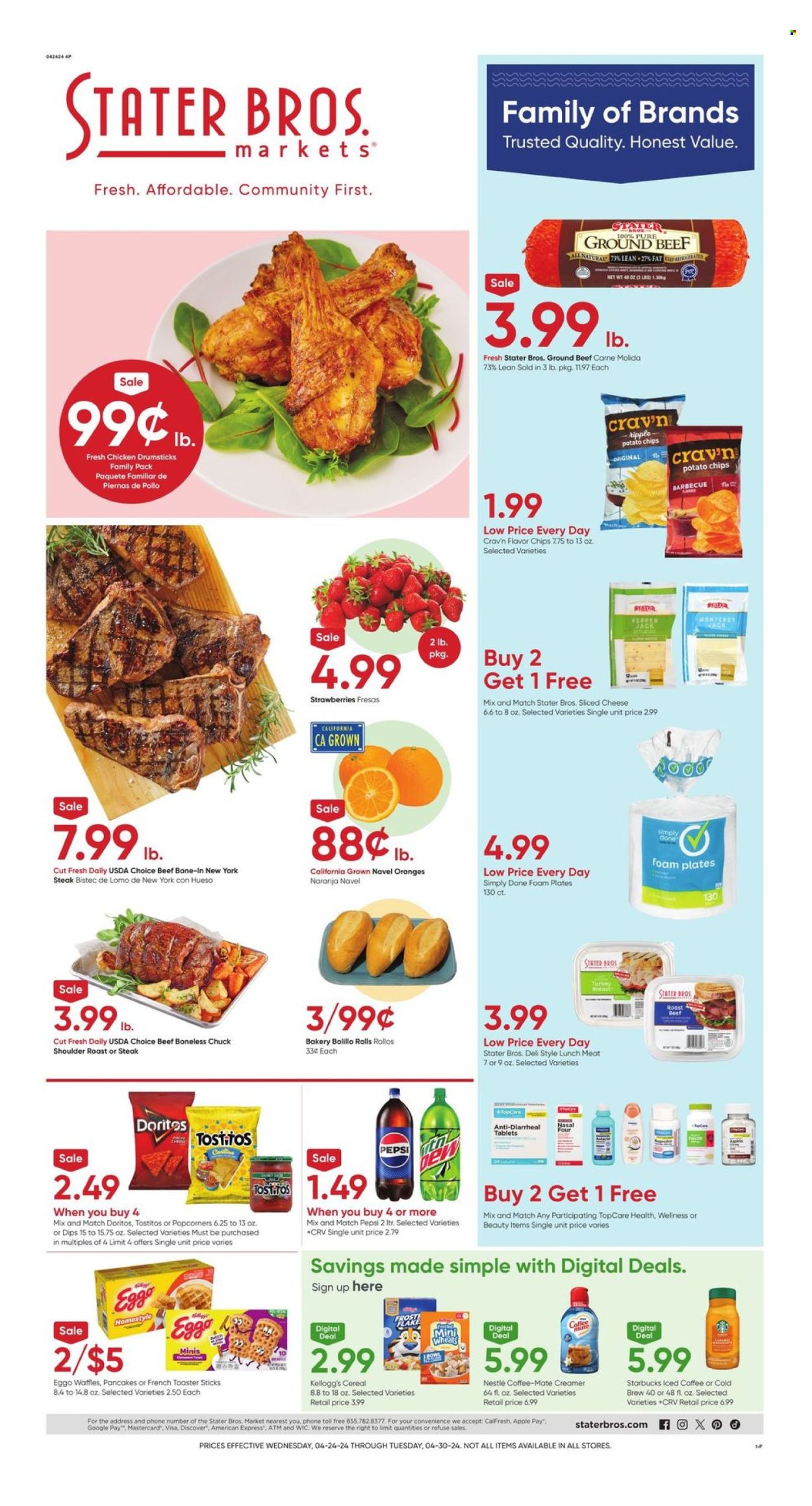 Stater Bros. ad  - 04.24.2024 - 04.30.2024.