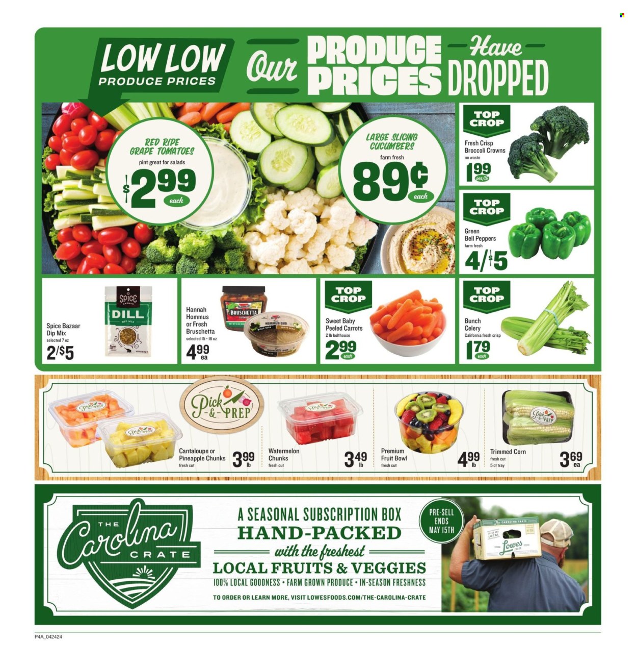 Lowes Foods ad  - 04.24.2024 - 04.30.2024.