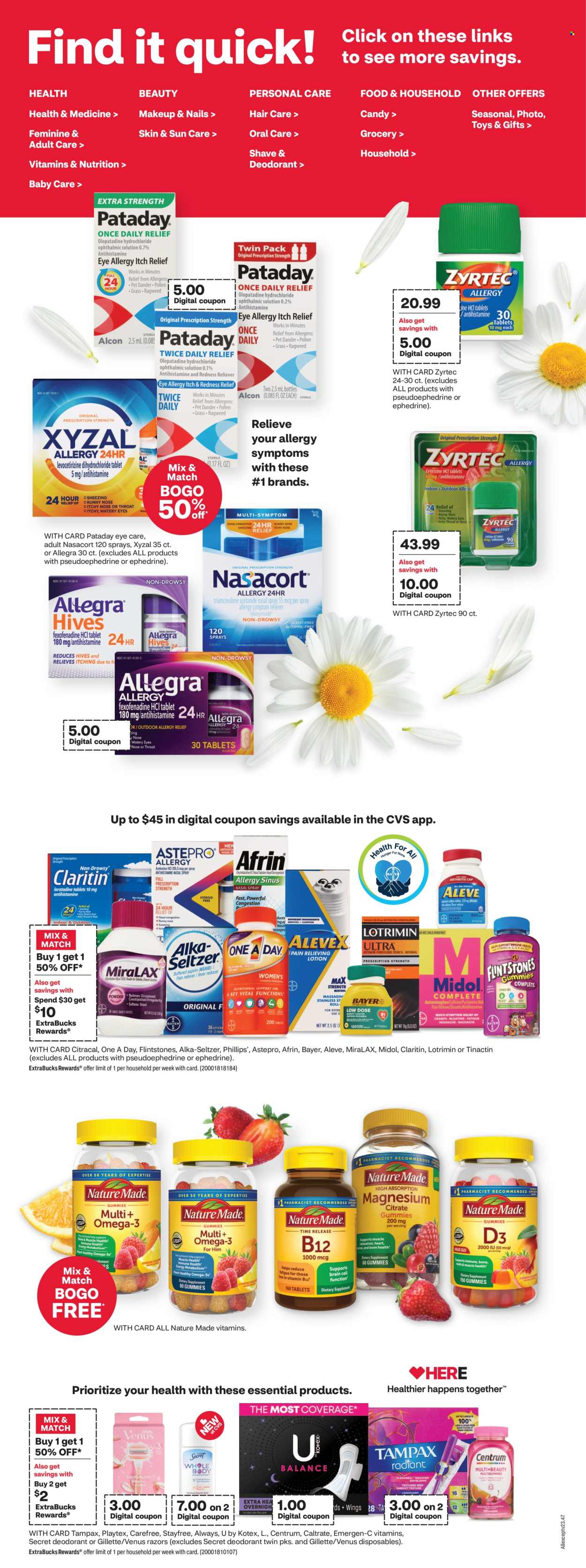CVS Pharmacy ad  - 04.28.2024 - 05.04.2024.