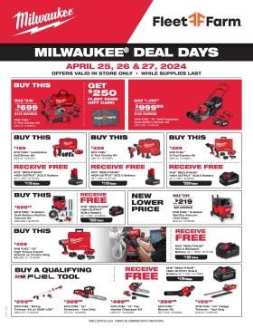 Fleet Farm - Milwaukee Deal Days Preview