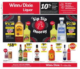 Winn Dixie - Alcohol Flyer