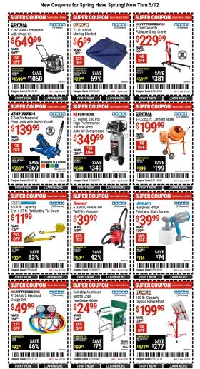 Harbor Freight - New Coupons for Spring Have Sprung