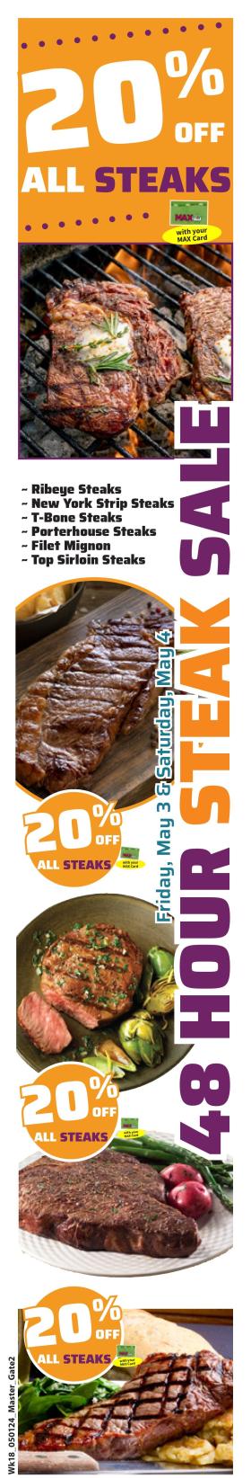 County Market - 48 Hour Steak Sale