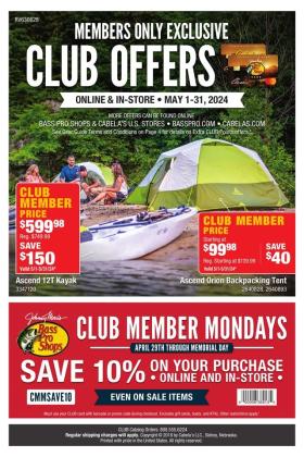 Cabela's - May CLUB Flyer