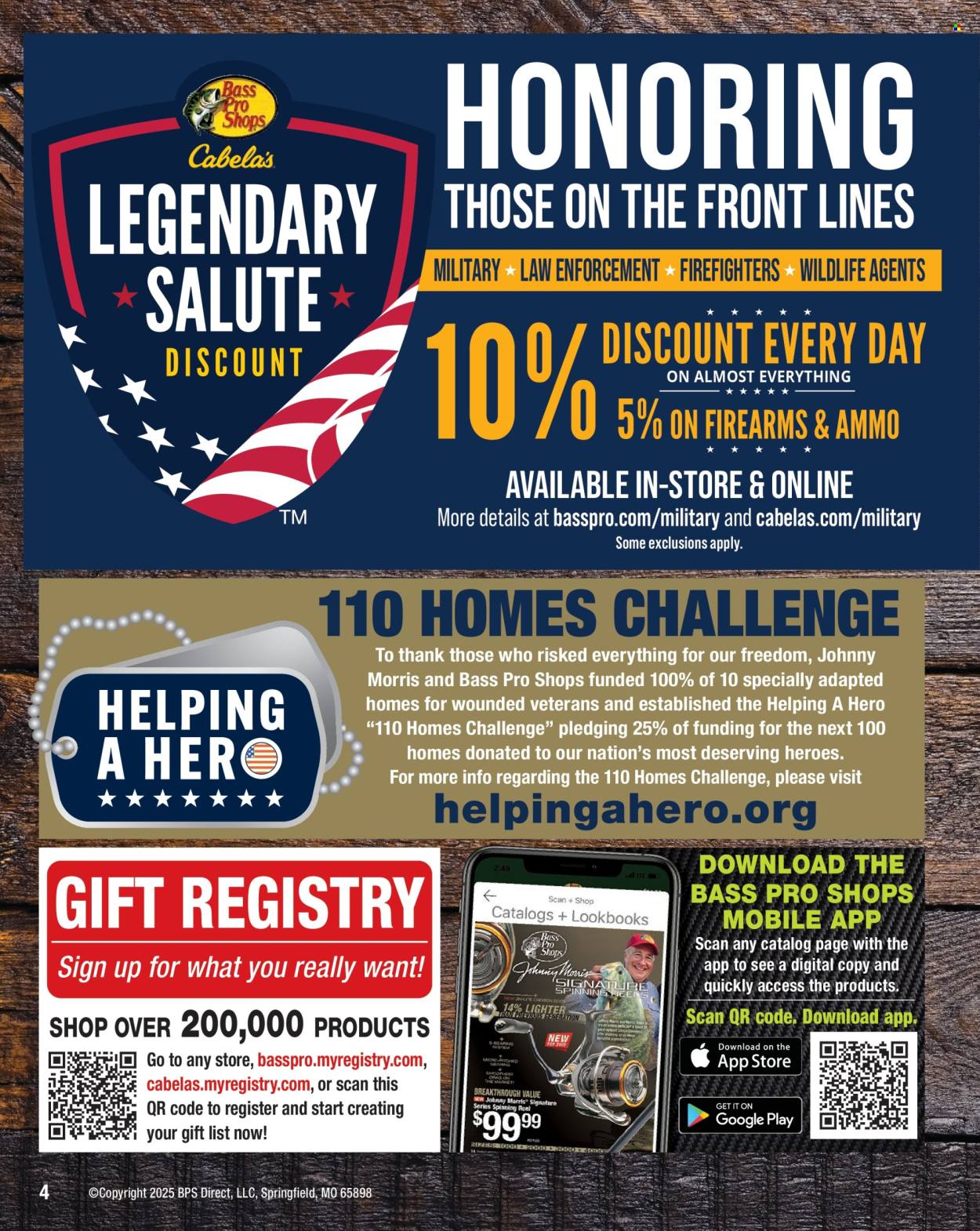 Bass Pro Shops ad  - 01.24.2025 - 12.31.2025.