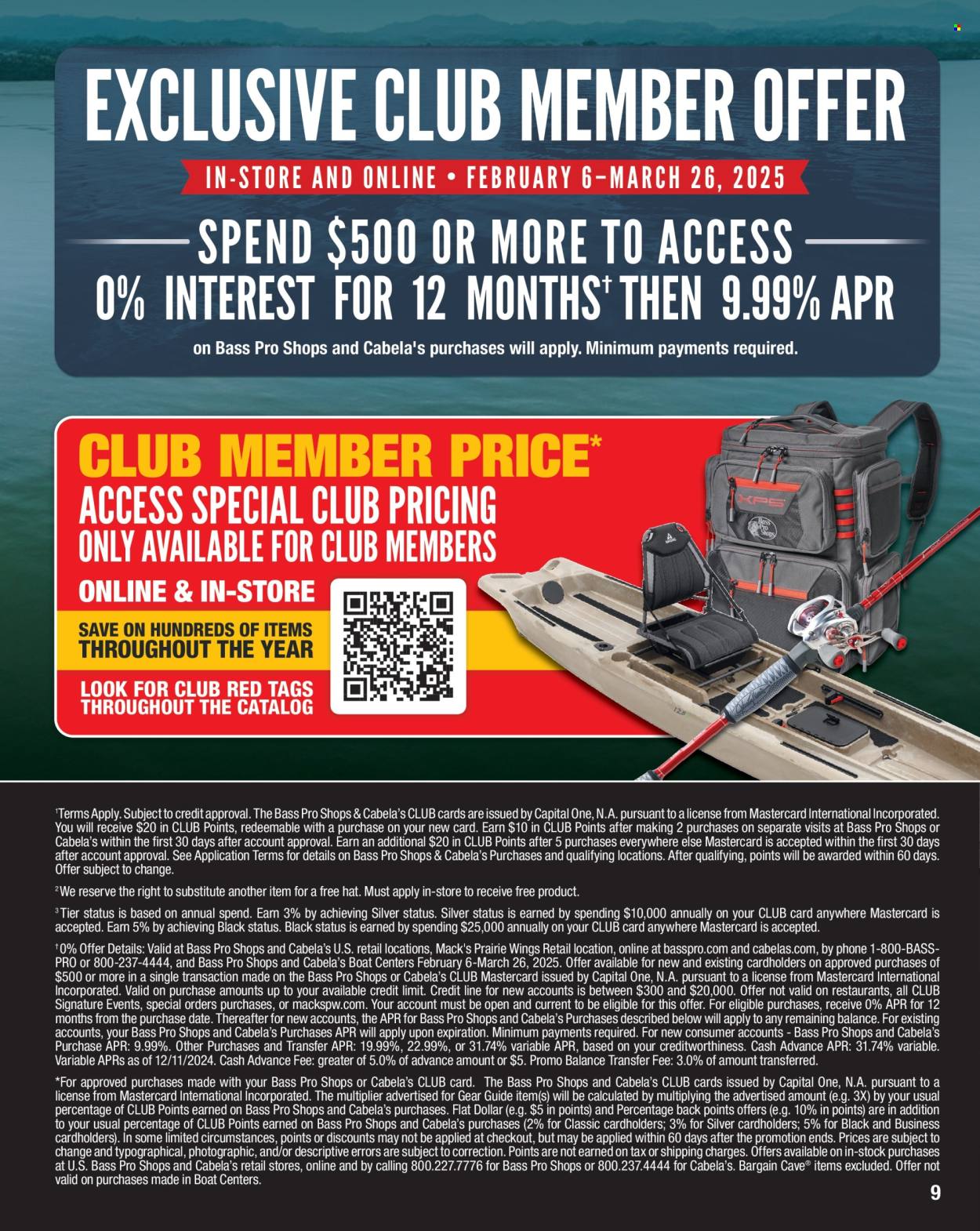 Bass Pro Shops ad  - 01.24.2025 - 12.31.2025.