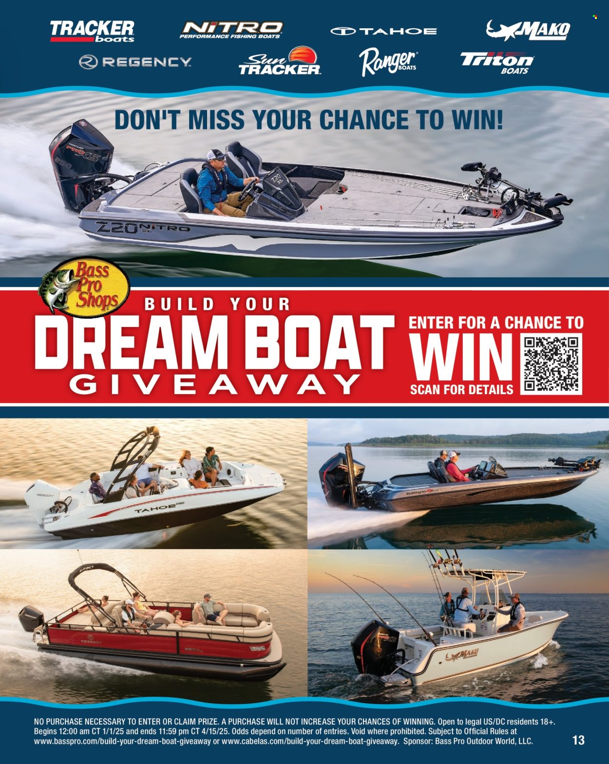 Bass Pro Shops ad  - 01.24.2025 - 12.31.2025.