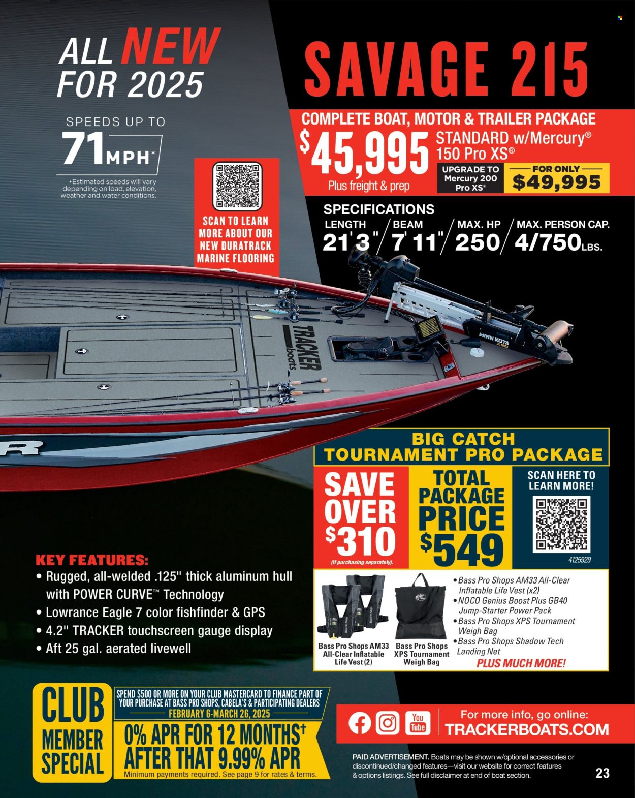 Bass Pro Shops ad  - 01.24.2025 - 12.31.2025.