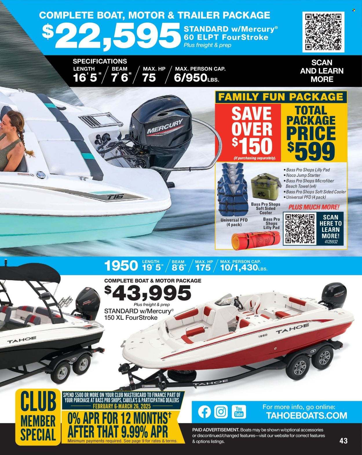 Bass Pro Shops ad  - 01.24.2025 - 12.31.2025.