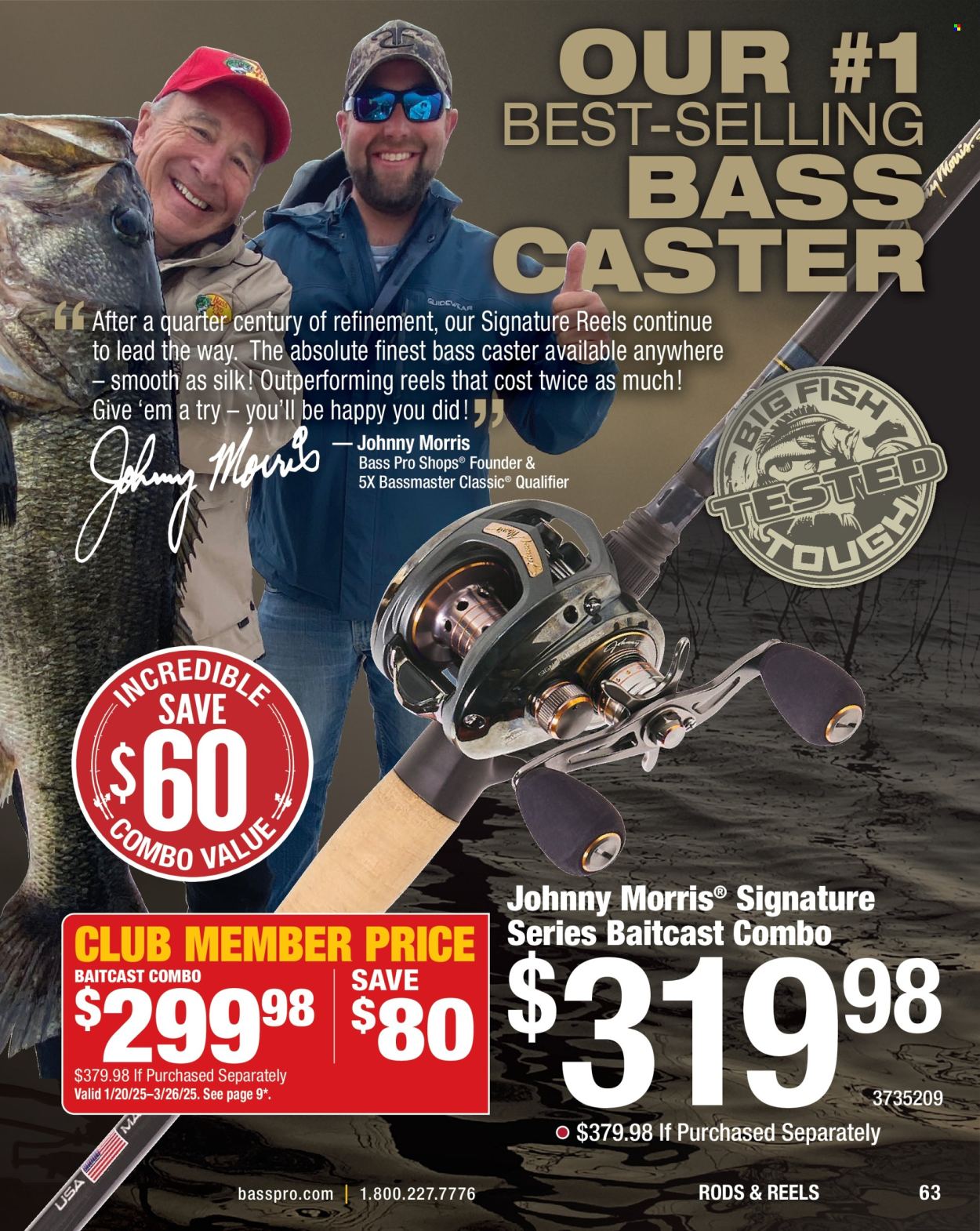 Bass Pro Shops ad  - 01.24.2025 - 12.31.2025.