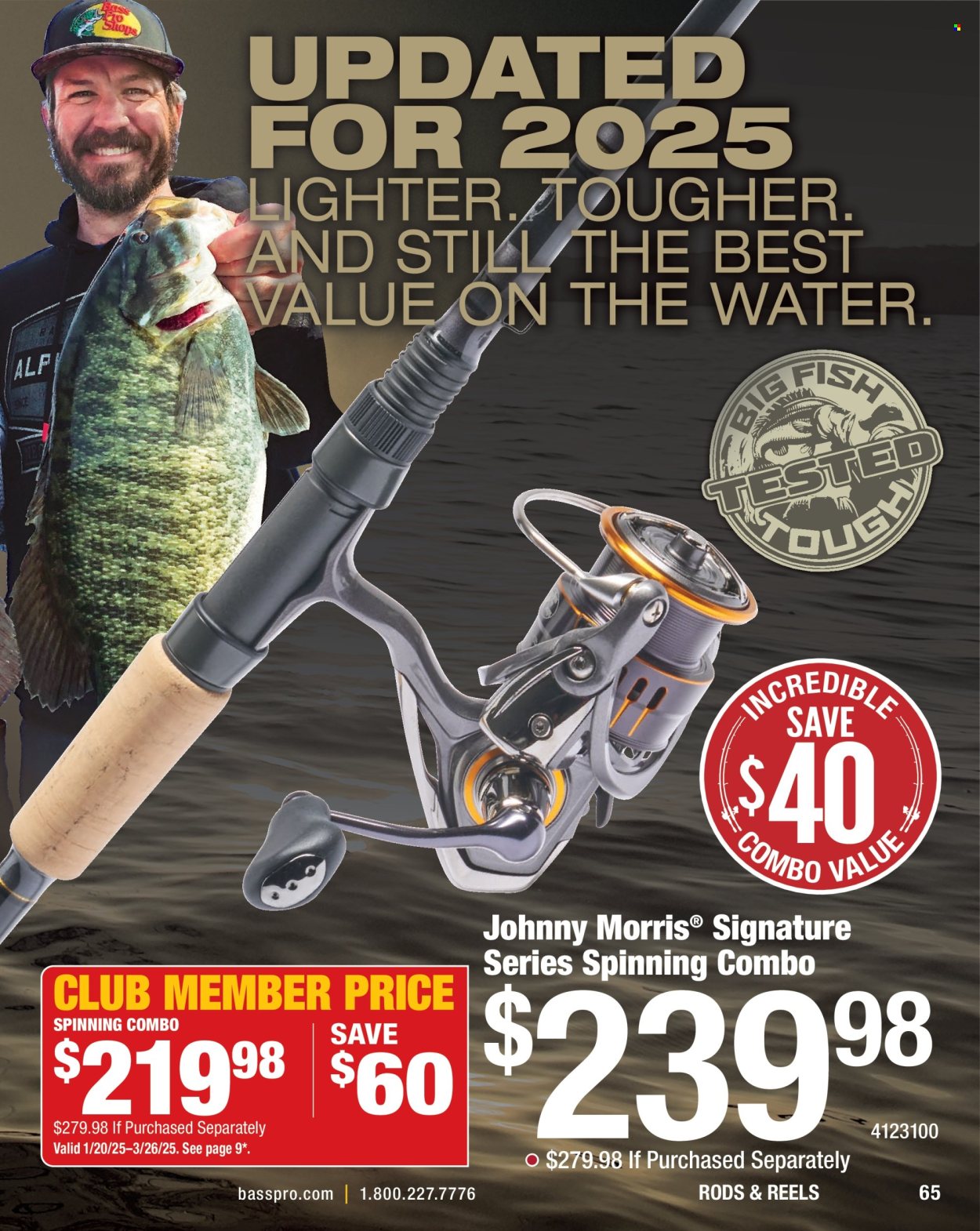 Bass Pro Shops ad  - 01.24.2025 - 12.31.2025.