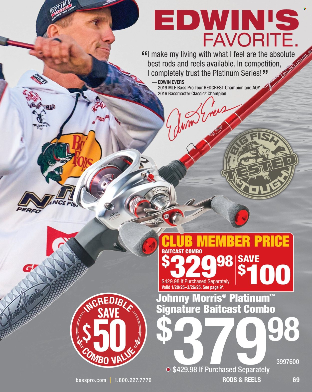Bass Pro Shops ad  - 01.24.2025 - 12.31.2025.
