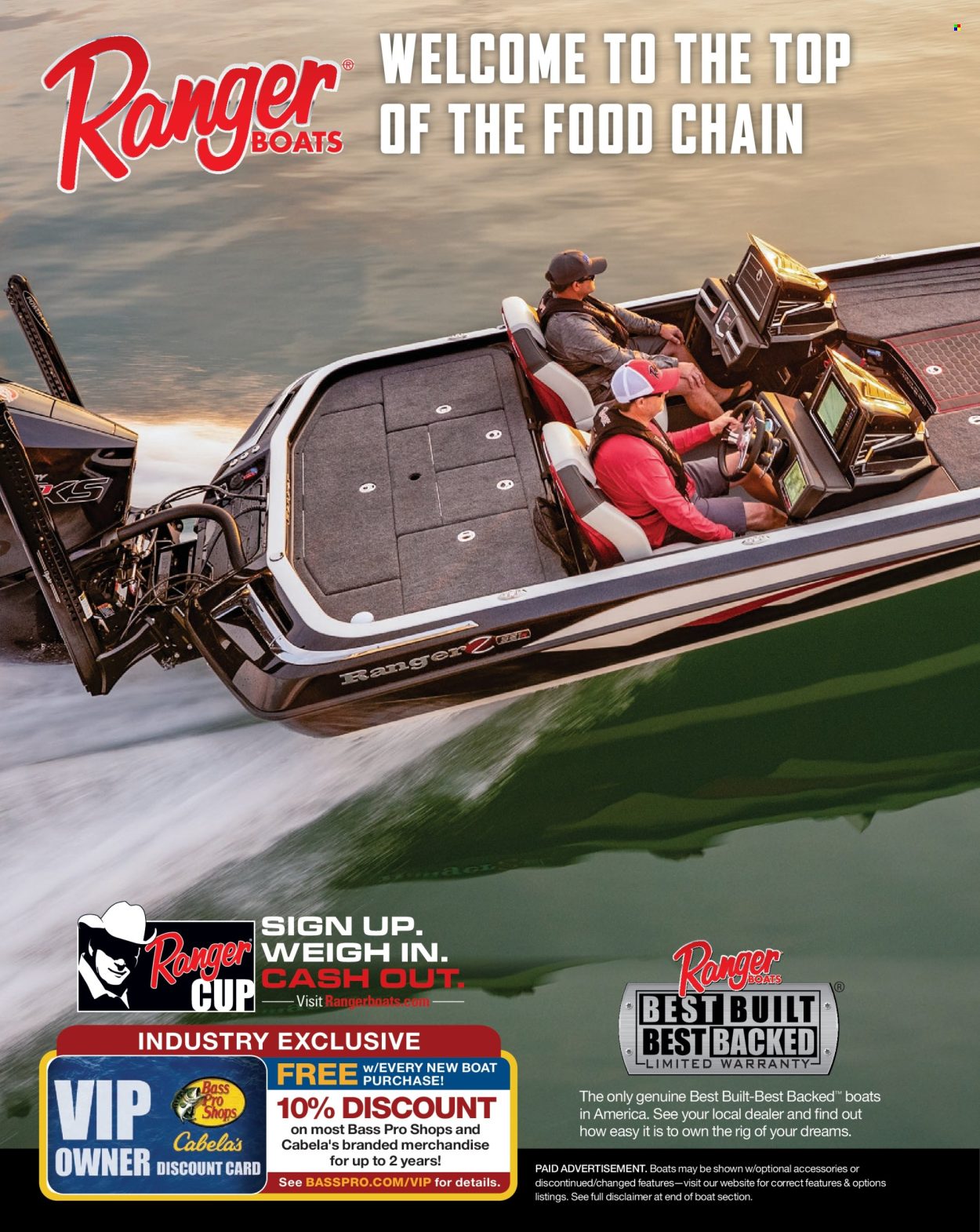 Bass Pro Shops ad  - 01.24.2025 - 12.31.2025.