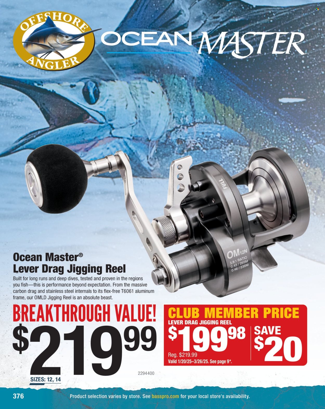 Bass Pro Shops ad  - 01.24.2025 - 12.31.2025.