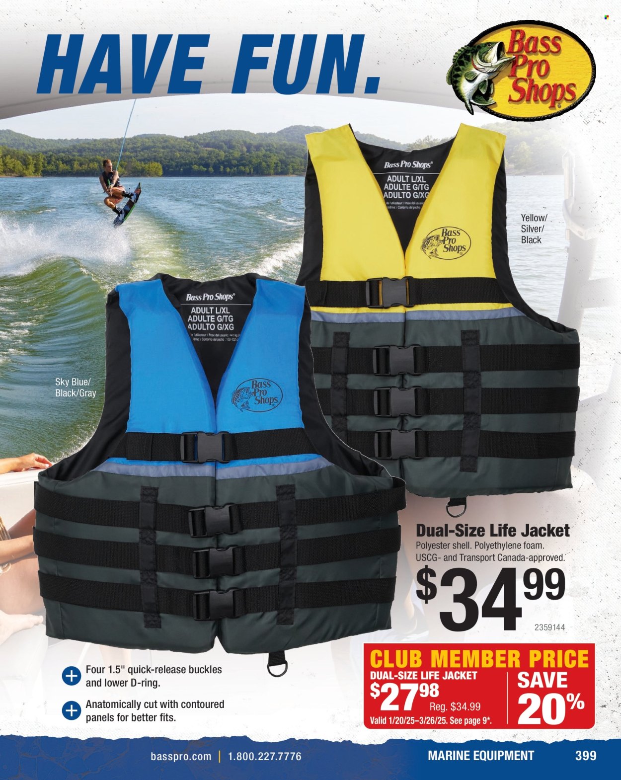 Bass Pro Shops ad  - 01.24.2025 - 12.31.2025.