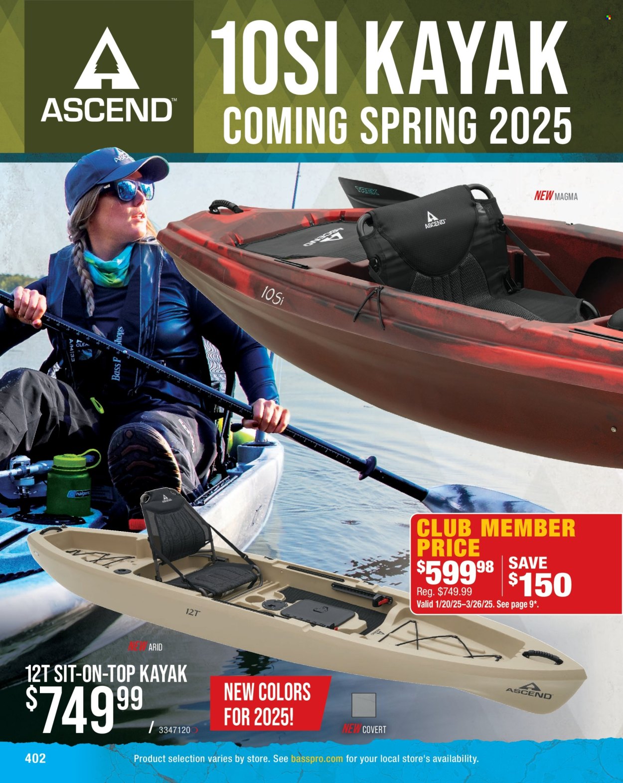 Bass Pro Shops ad  - 01.24.2025 - 12.31.2025.