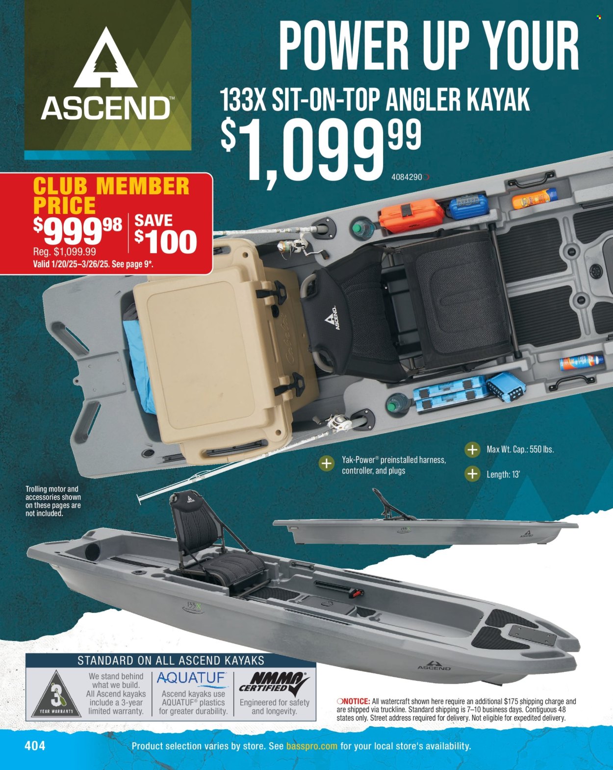 Bass Pro Shops ad  - 01.24.2025 - 12.31.2025.