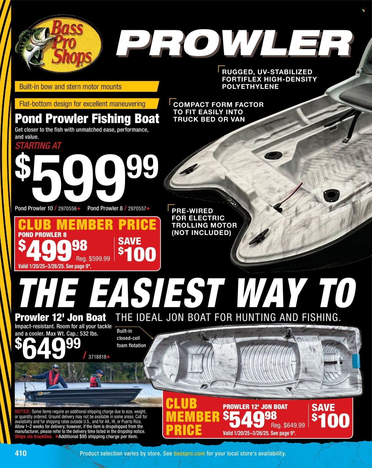 Bass Pro Shops ad  - 01.24.2025 - 12.31.2025.