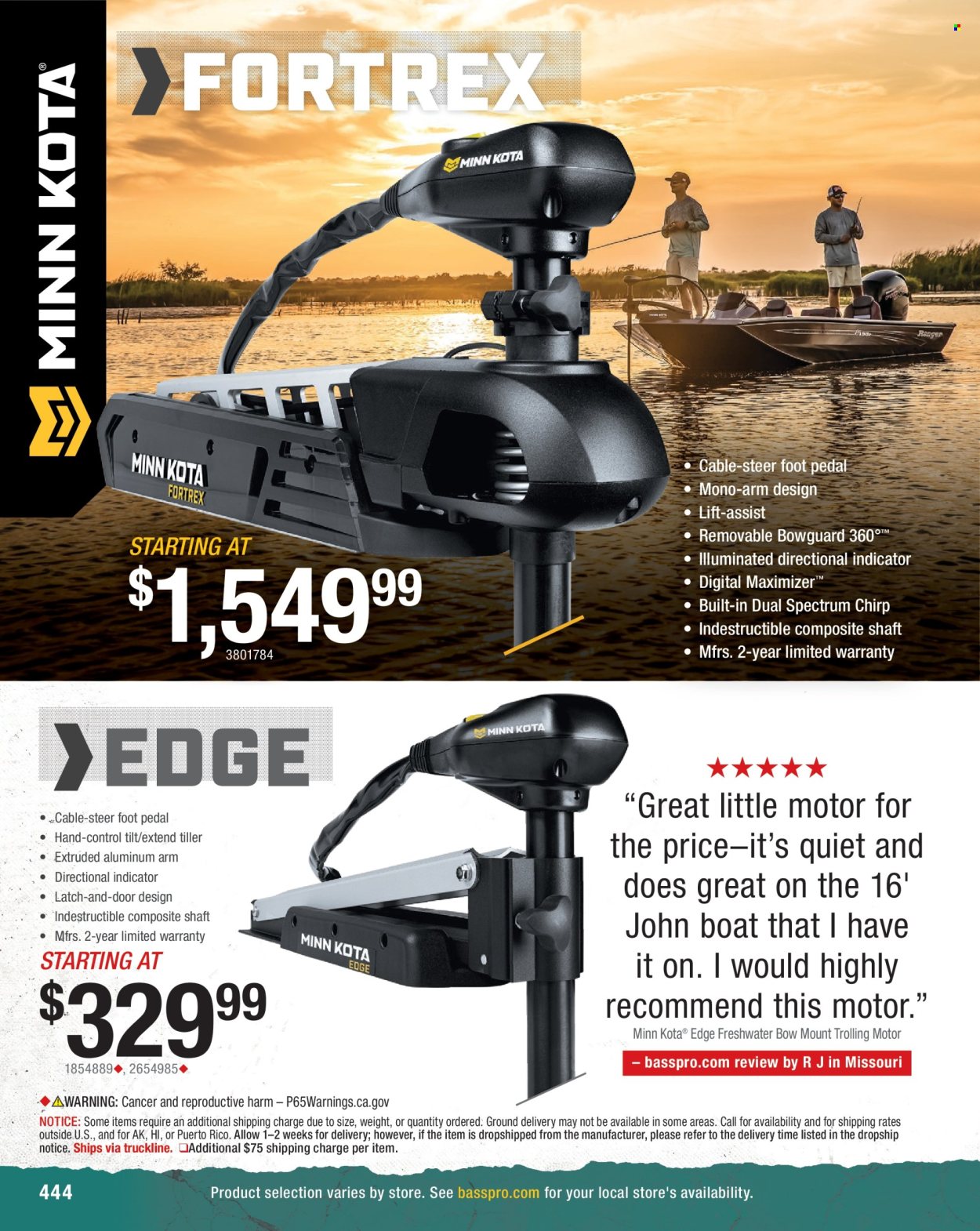 Bass Pro Shops ad  - 01.24.2025 - 12.31.2025.