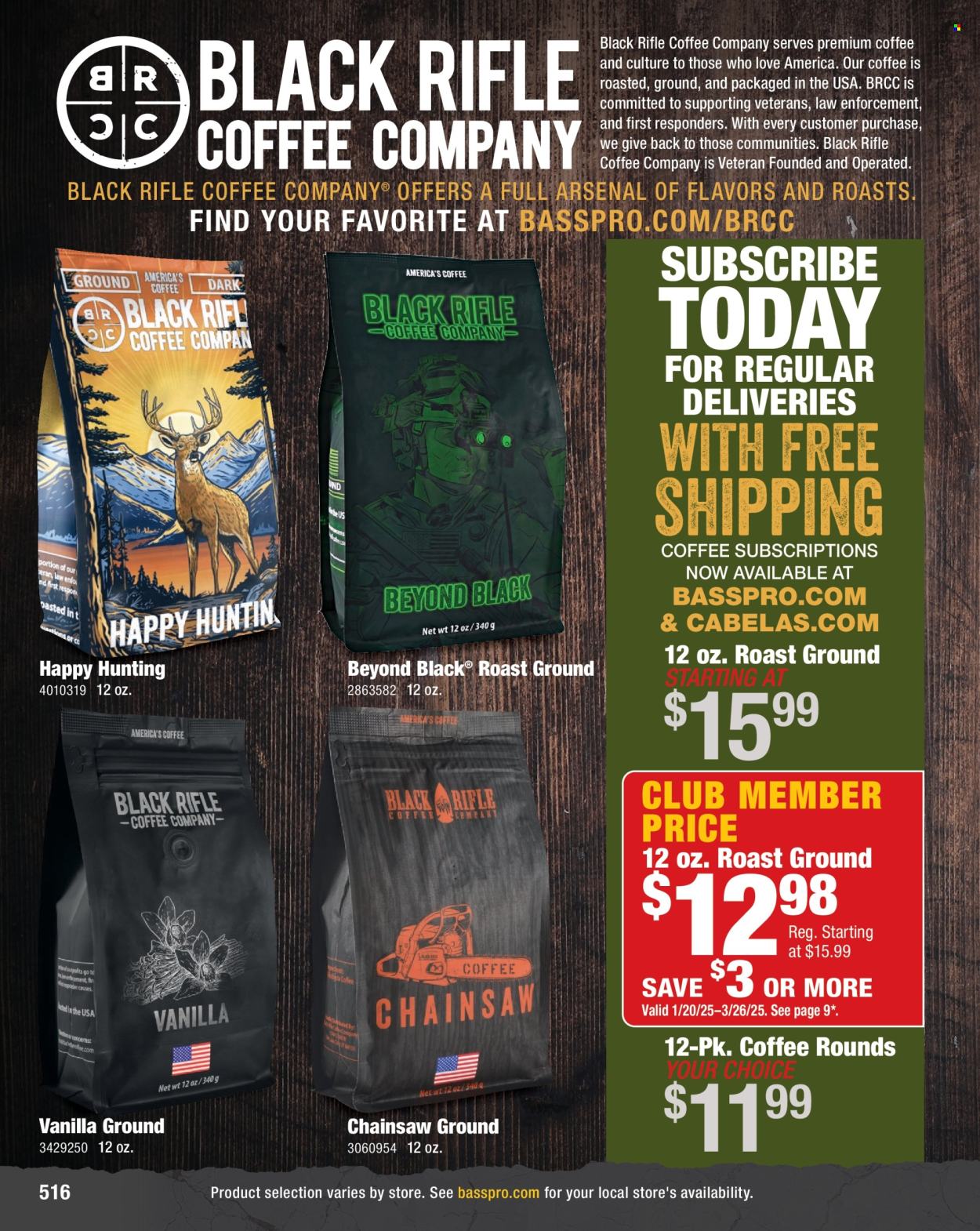 Bass Pro Shops ad  - 01.24.2025 - 12.31.2025.